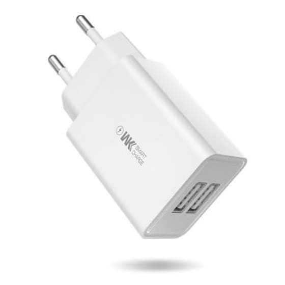 Φορτιστής Πρίζας Wk Wp-u56 2x Usb 2A - White image 0