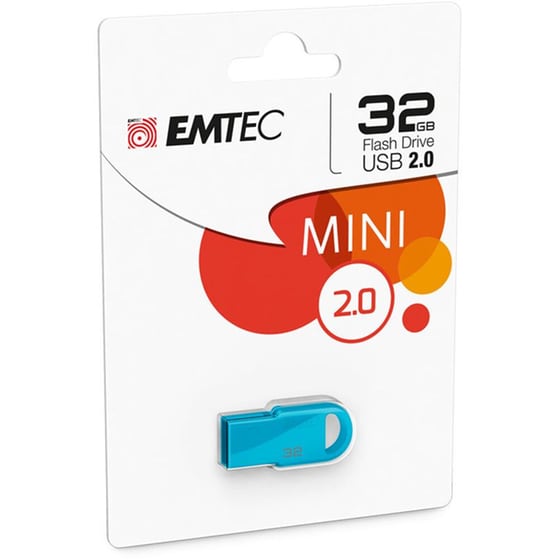 USB EMTEC D250 32GB 2.0 BLUE image 0