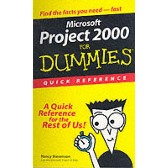 Microsoft Project 2000 For Dummies Quick Reference image 0