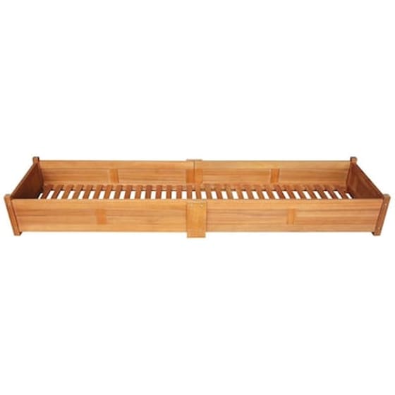 Vidaxl Ζαρντινιέρα Υπερυψωμένη 200 X 50 X 25 Εκ. Από Ξύλο Ακακίας image 2