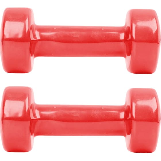 Σετ Βαράκια Εξάγωνα 1.5kg InSPORTline από Βινύλιο - Κόκκινο image 2