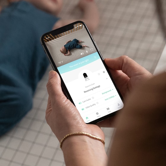 Baby Monitor Owlet Smart Sock 3 & Cam Bundle - Mint image 2