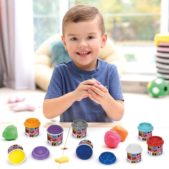 AS Company Πλαστελίνη Marvel Spiderman Κουτί Με 10 Βαζάκια Και Καπάκια Καλουπάκια image 2