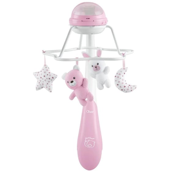 Βρεφικό Παιχνίδι Κούνιας Chicco με Προβολέα Pink image 0
