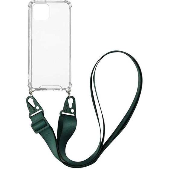 Θήκη Apple iPhone 12 Pro Max - Sonique με Strap Armor Clear - Πράσινο image 0