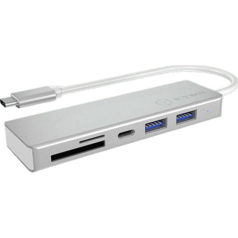 Icy Box IB-HUB1413-CR USB Hub 5-Port συμβατό με Type-C