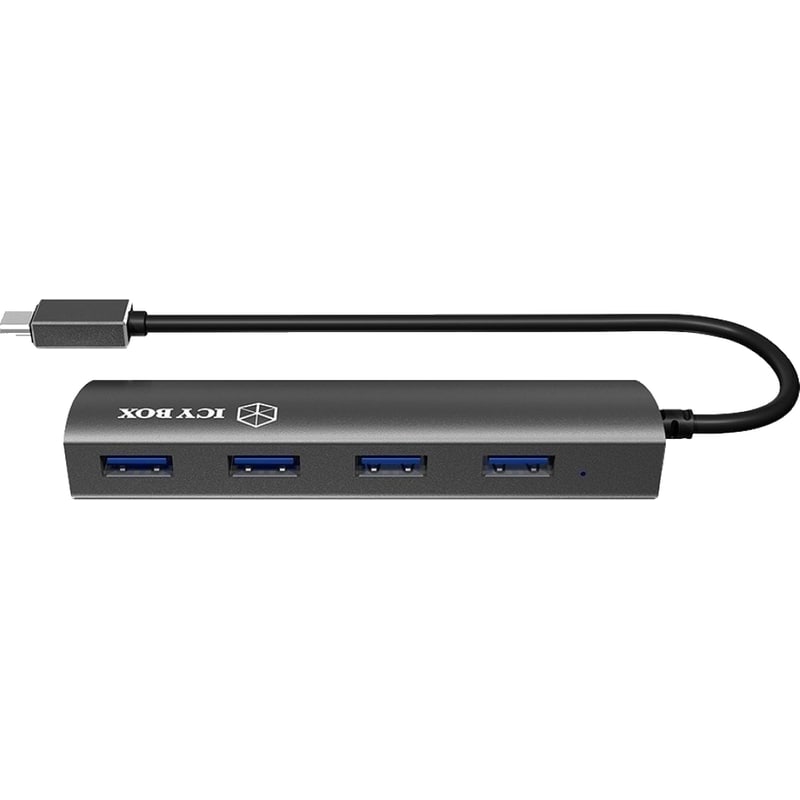 Icy Box IB-AC6405-C USB Hub 4-Port USB 3.0 συμβατό με USB-C