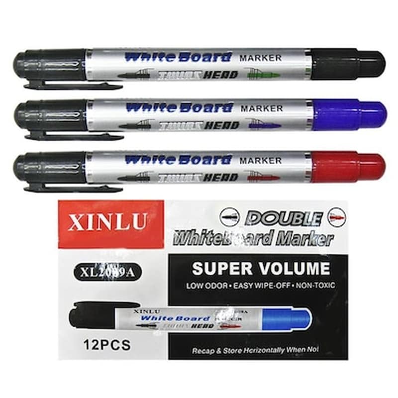 JUSTNOTE Μαρκαδόρος Πίνακα Justnote Διπλή Μύτη 3.5 mm (1 Τεμάχιο)