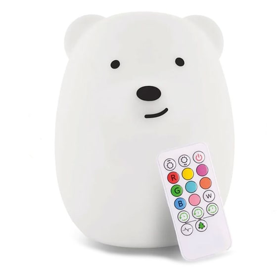 Παιδικό Φωτάκι Νυκτός Led Ango Bear ANG-210 - Λευκό image 0