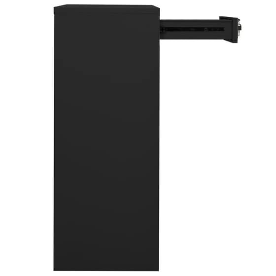 Ντουλάπι Γραφείου VidaXL από Ατσάλι 90x40x102 cm - Ανθρακί image 3