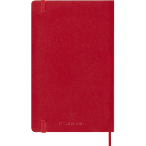 Ημερολόγιο Ημερήσιο 2027 Moleskine 12M L Soft Cover Κόκκινο image 5