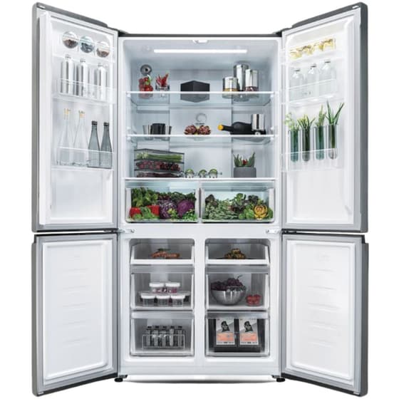 DAVOLINE D4SS 608D IX Total No Frost 600 Lt Inox Ψυγείο Ντουλάπα image 1