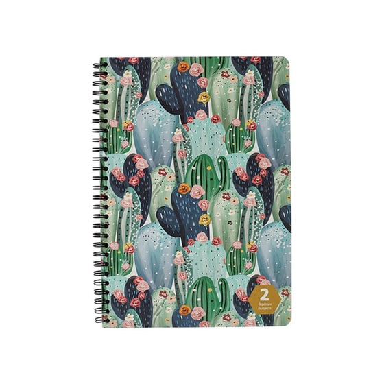 Τετράδιο Ριγέ Β5 Coolbee 2 Θεμάτων Cactus image 0