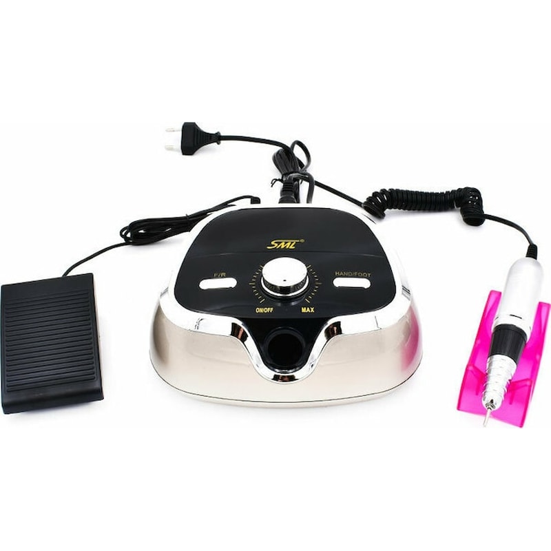 M3 Τροχός Νυχιών Ρεύματος Με Πεντάλ Σε Χρυσό Χρώμα 65w