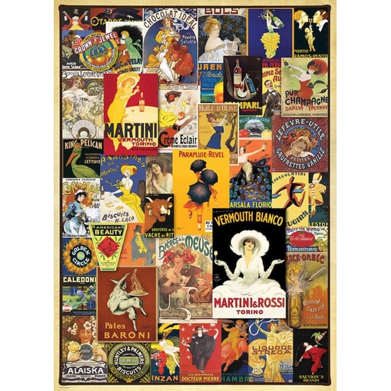 Παζλ Eurographics Vintage Posters (1000 Κομμάτια) image 1