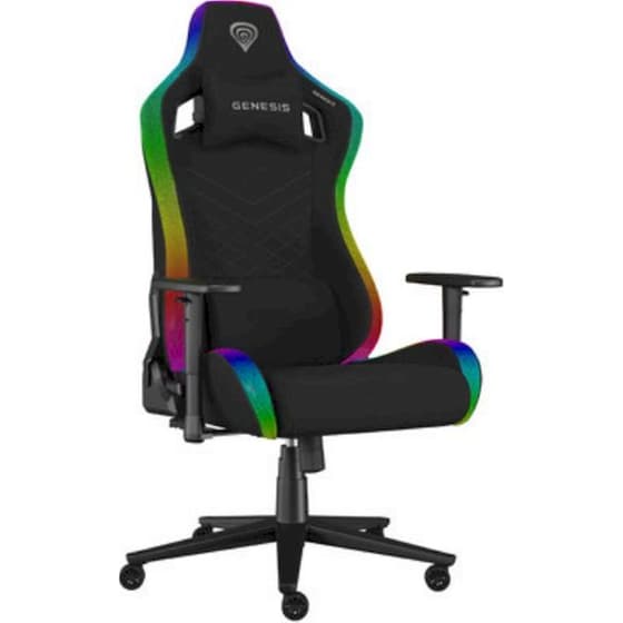 Καρέκλα Gaming Genesis Trit 660 RGB Υφασμάτινη - Μαύρη image 0