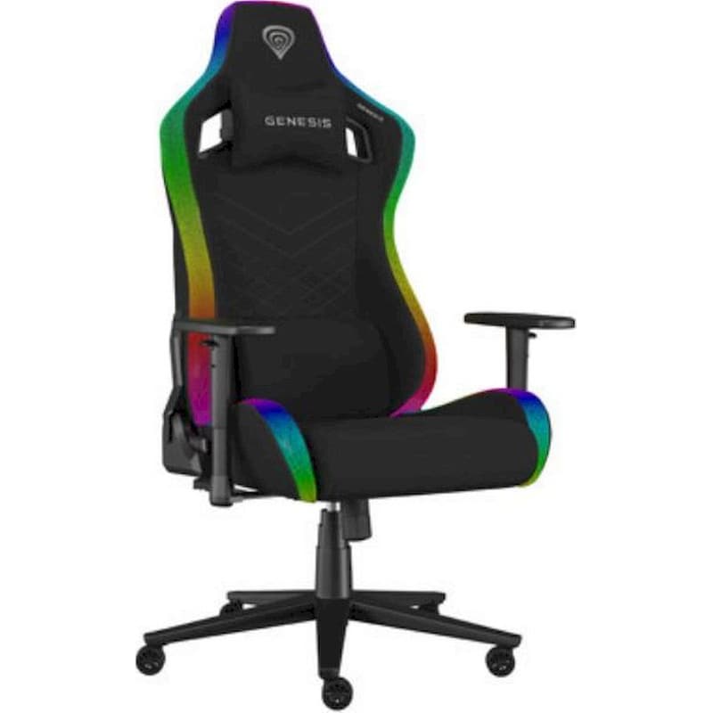 Καρέκλα Gaming Genesis Trit 660 RGB Υφασμάτινη - Μαύρη