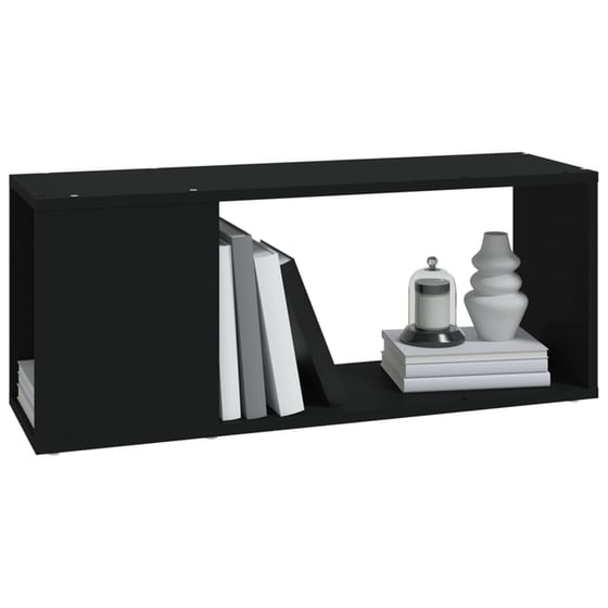 Έπιπλο Τηλεόρασης VidaXL από Μοριοσανίδα 80x24x32cm - Μαύρο image 4