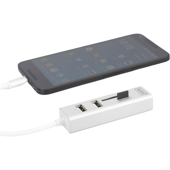 Digitus DA-70243 USB Hub 5-Port USB 2.0 συμβατό με USB-C image 1