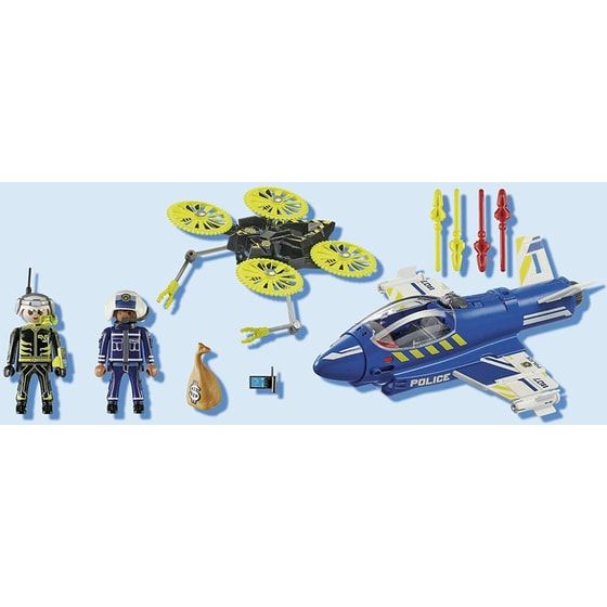 PLAYMOBIL® City Action Καταδίωξη Drone Από Αστυνομικό Τζετ (70780) image 2