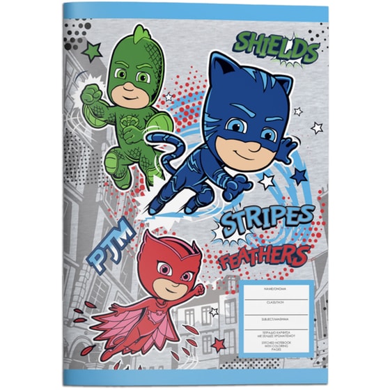 Τετραδιο Καρφιτσα Β5 Pj Masks 40 Φύλλων (1 Τεμάχιο) image 0