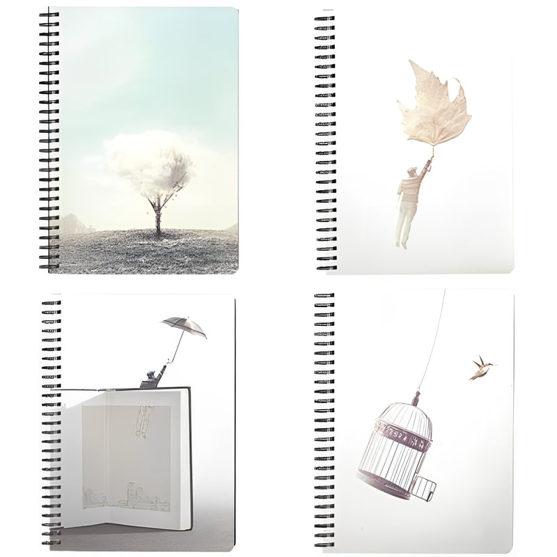 Τετράδιο Σπιράλ NEXT Β5 3 Θεμάτων Escape (1 Τεμάχιο)