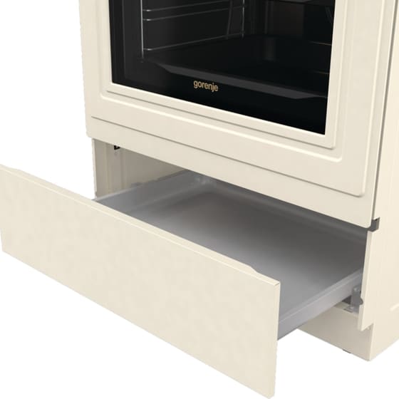 Ηλεκτρική Κουζίνα Κεραμική GORENJE GECS6B70CLI 71 lt Μπεζ image 4