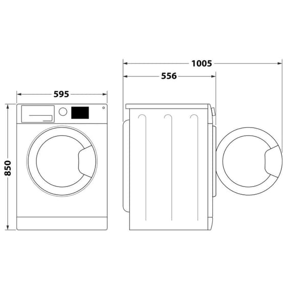 INDESIT BWE 71295X WSV EE 7 kg 1.200 Στροφές Λευκό Πλυντήριο Ρούχων image 8