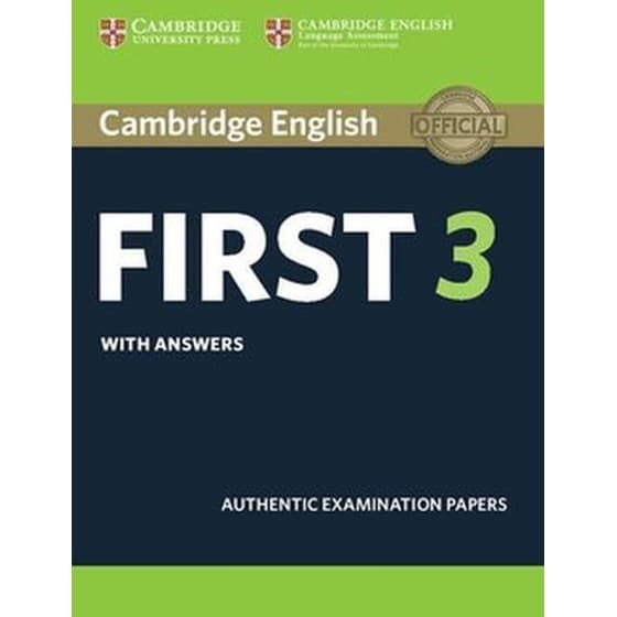 Cambridge English First 3 Student's Book with Answers image 0