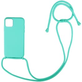Θήκη Apple iPhone 11 - My Colors CarryHang Θήκη Σιλικόνης με Κορδόνι - Γαλάζιο
