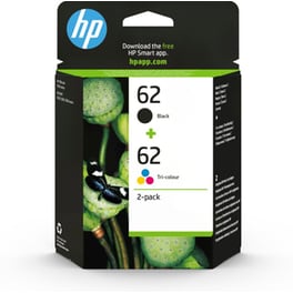 HP 62 Πολλαπλό / Μαύρο Πακέτο 2 Μελανιών Εκτυπωτή N9J71AE