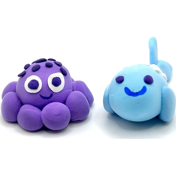 Πηλός Ooly Creatibles Mini Air Dry Clay Kit - Ocean BFFs image 4