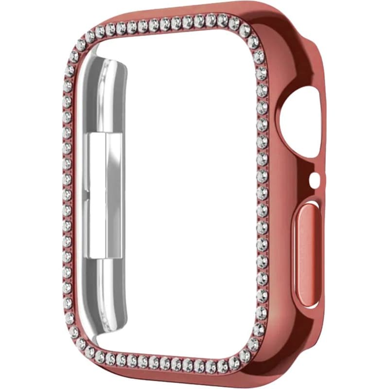 SONIQUE Θήκη Sonique Luxury Diamond PC για Apple Watch 41mm - Ροζ Χρυσό