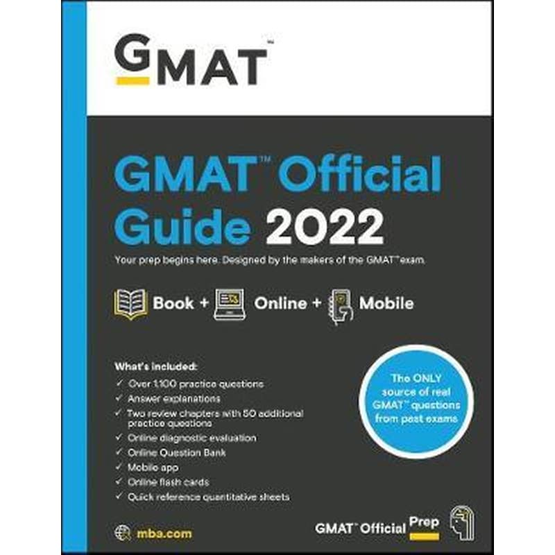 GMAT Official Guide 2022: Book + Online Question Bank