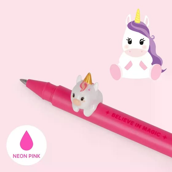 Στυλό Gel Legami Lovely Friends Unicorn 0.5 mm Ροζ image 1
