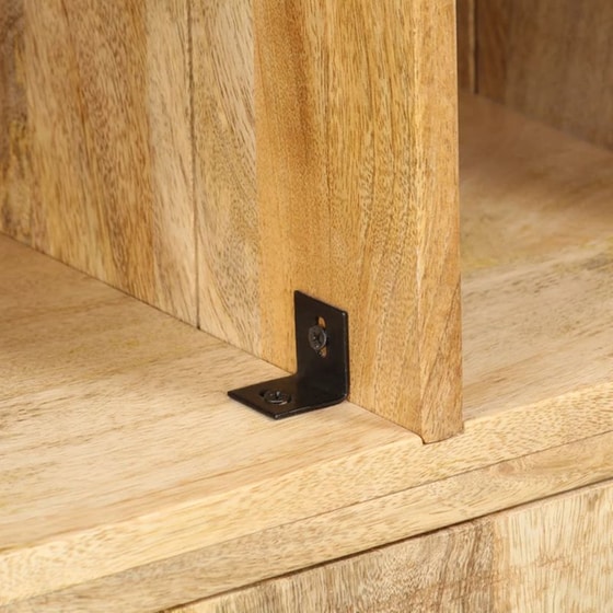 Βιβλιοθήκη Με Ντουλάπι VidaXL από Ξύλο 60x35x180cm - Kαφέ image 4