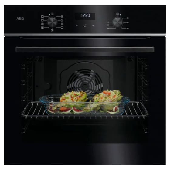 AEG TU5AB21ESB& HK 624000 XB 72 Lt Μαύρο Εντοιχιζόμενος Σετ Φούρνος και Εστία image 1