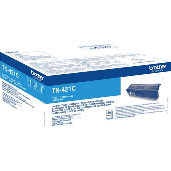 Toner Brother TN-421 TN421C - Cyan image 1