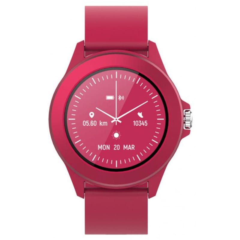 Forever Smartwatch Με Παλμογράφο Colorum Cw-300 Xmagenta Σε Κόκκινο/μωβ Χρώμα φωτογραφία