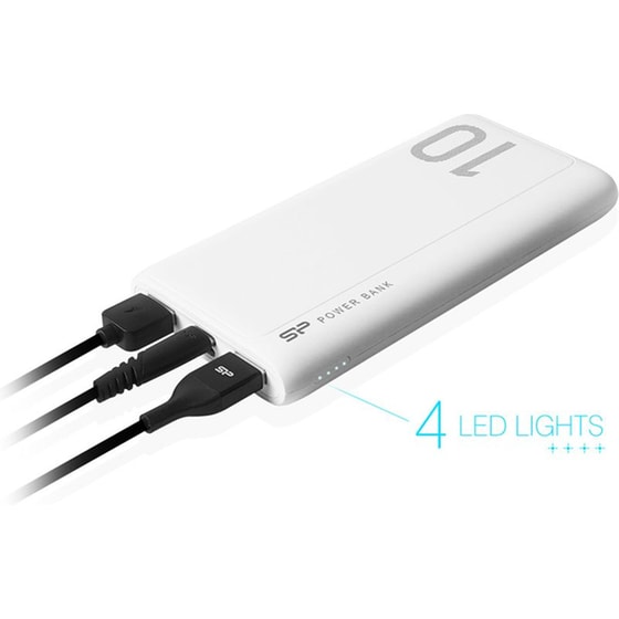 Powerbank Silicon Power GP15 10.000 mAh - Λευκό image 3