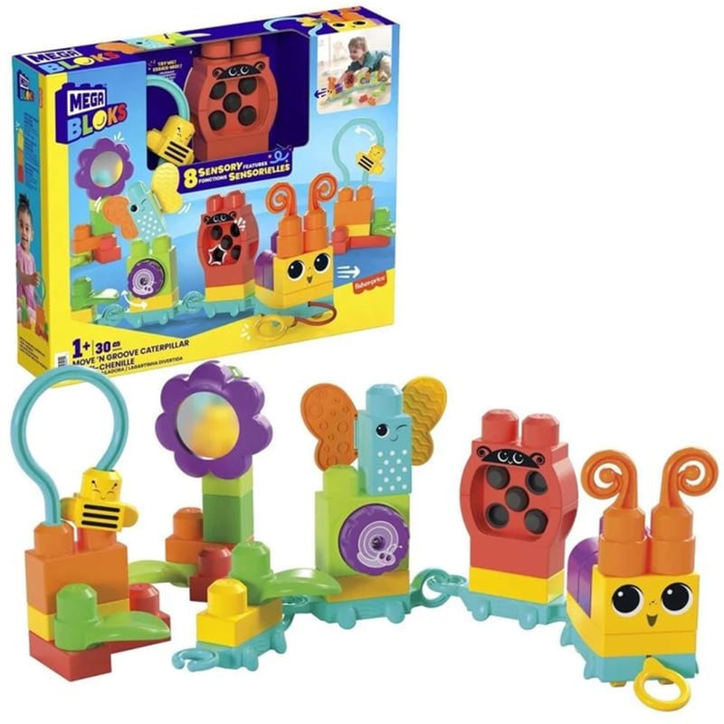 MEGA BLOKS Mega Bloks Sensory Line - Caterpillar