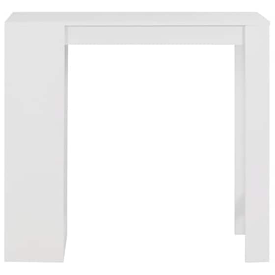 Τραπέζι Vidaxl Μπαρ Με Ράφια 110x50x103 cm - Λευκό image 2