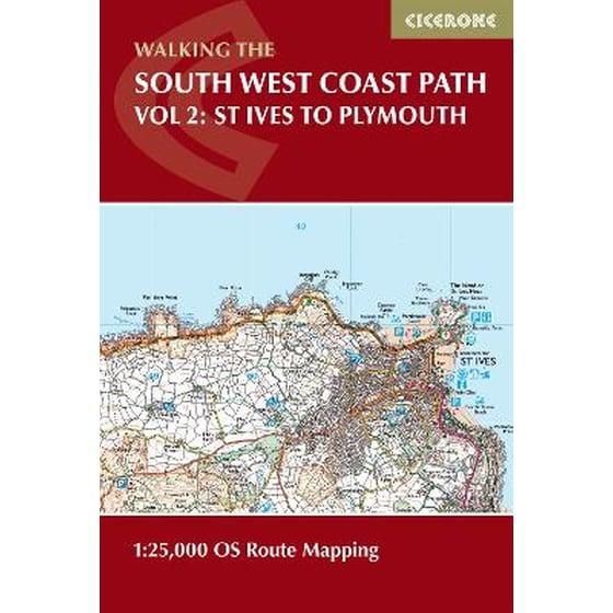 South West Coast Path Map Booklet - Vol 2: St Ives to Plymouth image 0