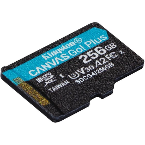 Kingston Canvas Go! Plus Gen4 microSDXC 256GB Class 10 U3 V30 UHS-I με αντάπτορα image 3