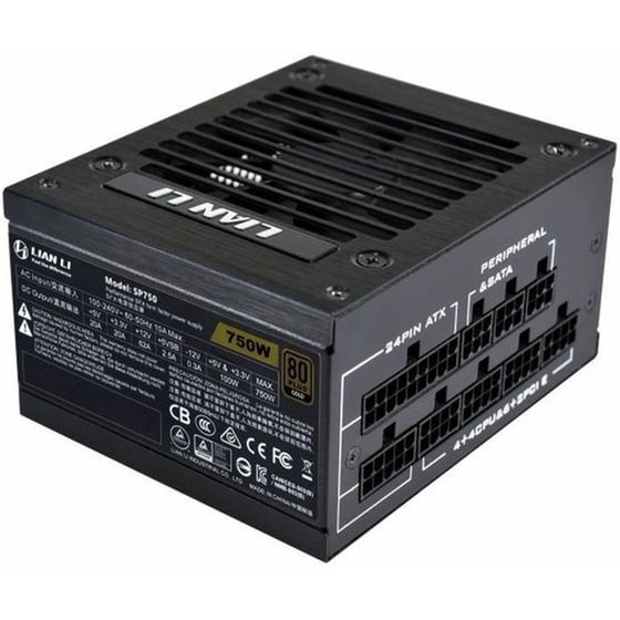 Τροφοδοτικό Υπολογιστή LIAN LI SP750 80 Plus Gold - Μαύρο image 4