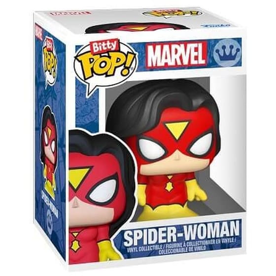 Funko Bitty Pop! Display Marvel Spiderman Web με 2 xclusive Bitty POP Vinyl Figures image 1