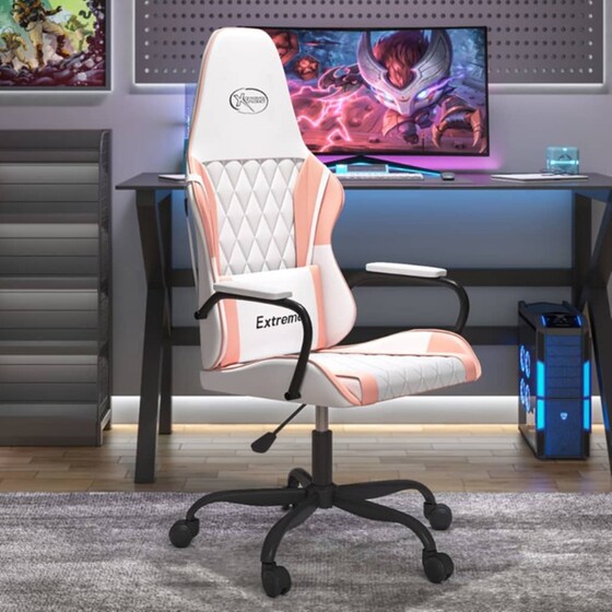 Καρέκλα Gaming VIDAXL 345542 από Τεχνητό Δέρμα - Λευκή image 7
