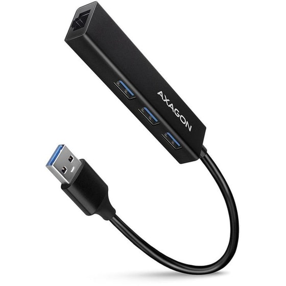 Axagon HMA-GL3A USB Hub 4 σε 1 USB-A - Μαύρο image 0