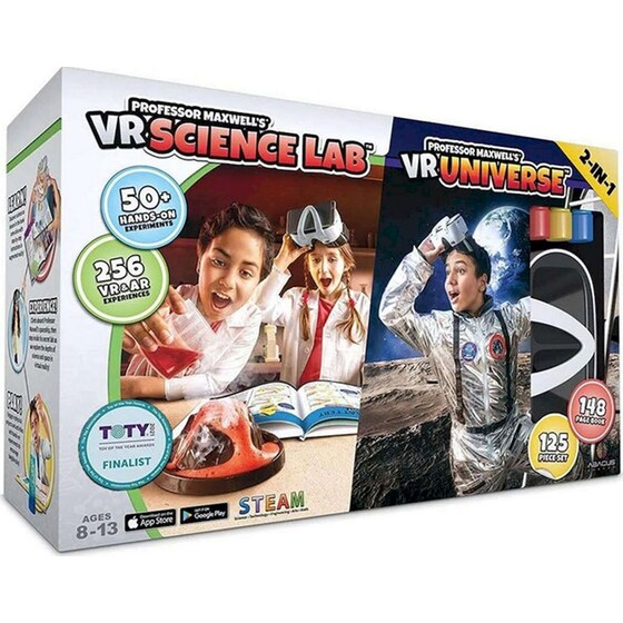 Professor Maxwell's 2 In 1 Combo Pack Vr Universe & Science Lab Σετ Εικονικής Πραγματικότητας (Abacus Brands) image 0