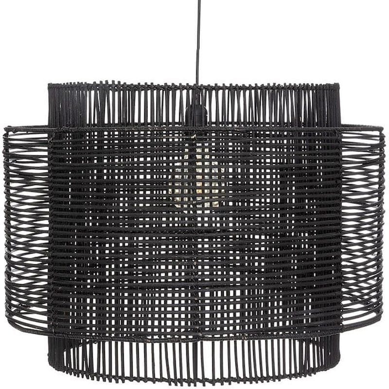 SPITISHOP Φωτιστικό Οροφής Μονόφωτο Spitishop A-s Orna 190697 Μεταλλικό/Ξύλινο - Μαύρο